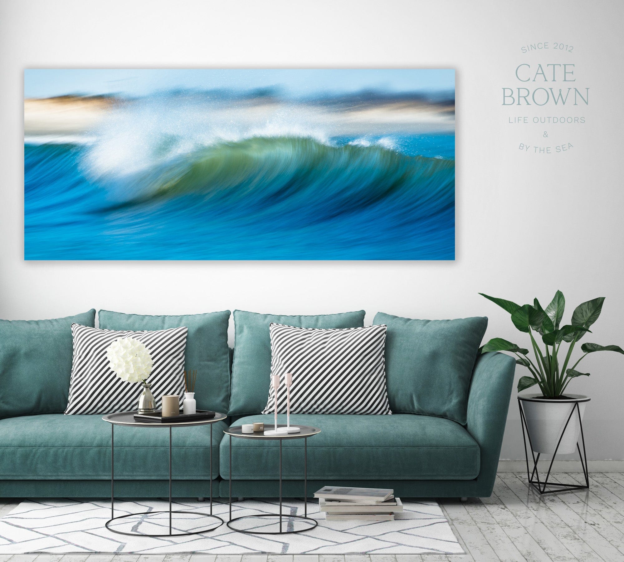 Cate Brown Photo Barreling Blue  //  Seascape Photography Made to Order Ocean Fine Art