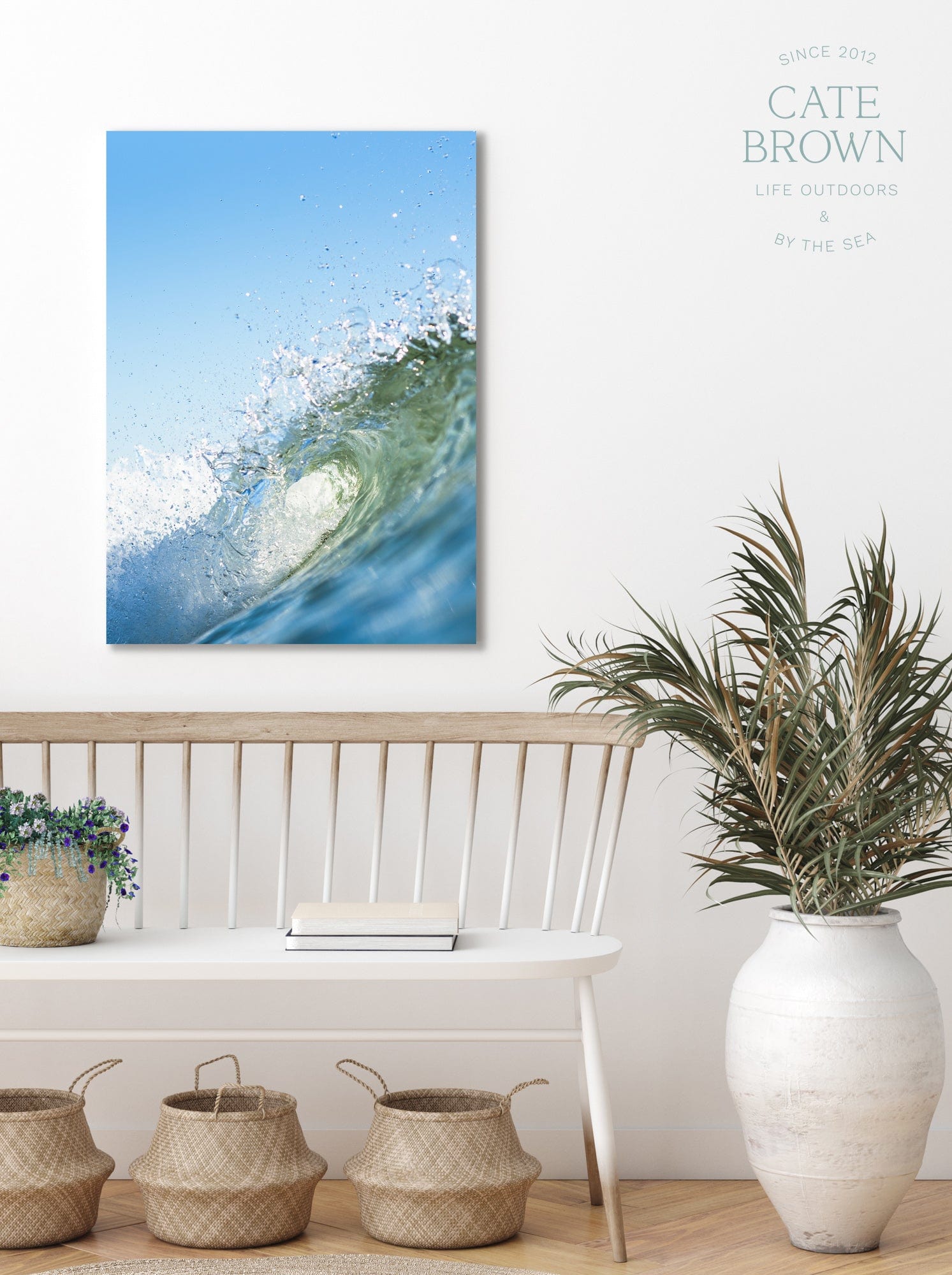 Cate Brown Photo Canvas / 16"x24" / None (Print Only) Cool & Crisp  //  Ocean Photography Made to Order Ocean Fine Art