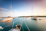 Cate Brown Photo Dusk in Cuttyhunk Harbor  //  Nautical Photography Made to Order Ocean Fine Art