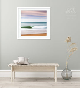 Cate Brown Photo Fine Art Print / 8"x8" / None (Print Only) East Beach #3  //  Abstract Photography Made to Order Ocean Fine Art