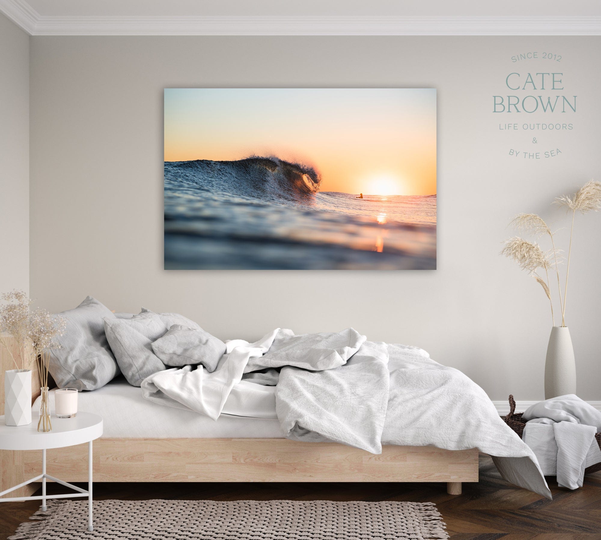 Cate Brown Photo Canvas / 16"x24" / None (Print Only) Fading Summer  //  Ocean Photography Made to Order Ocean Fine Art