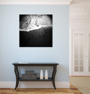 Cate Brown Photo Foam Edge  //  Abstract Photography Made to Order Ocean Fine Art