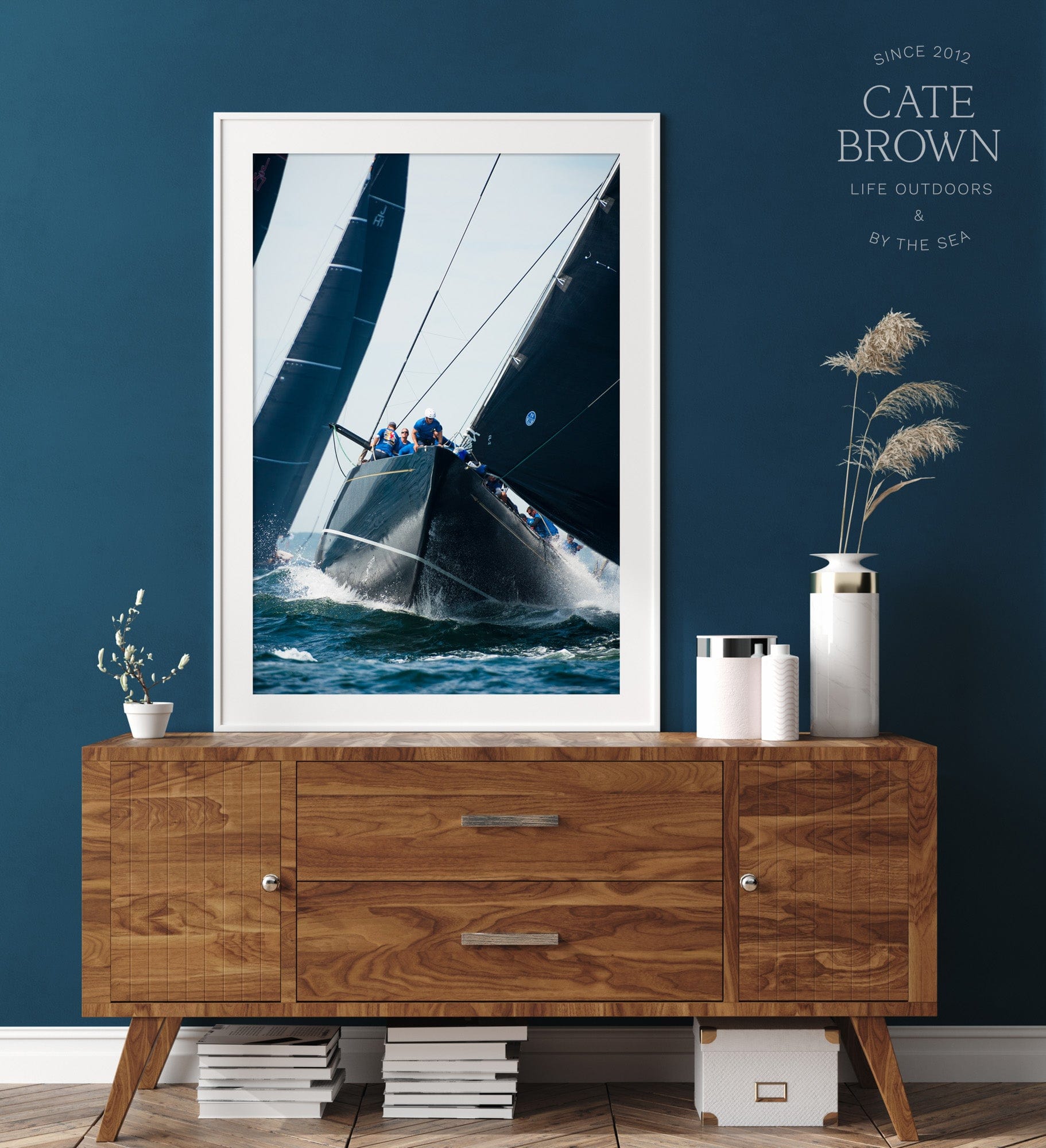 Cate Brown Photo Fine Art Print / 8"x12" / None (Print Only) Hanuman at the Mark  //  Nautical Photography Made to Order Ocean Fine Art