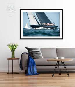 Cate Brown Photo Fine Art Print / 8"x12" / None (Print Only) Lionheart Upwind  //  Nautical Photography Made to Order Ocean Fine Art
