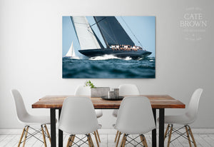 Cate Brown Photo Canvas / 16"x24" / None (Print Only) Lionheart Upwind  //  Nautical Photography Made to Order Ocean Fine Art