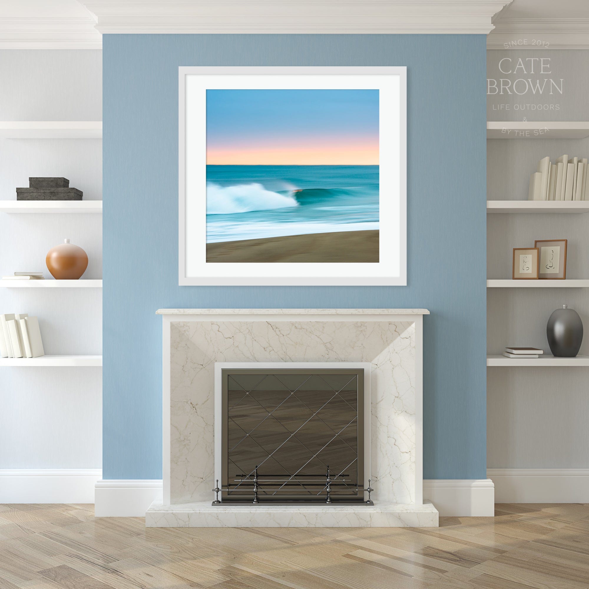 Cate Brown Photo Fine Art Print / 8"x8" / None (Print Only) Matunuck #4  //  Abstract Photography Made to Order Ocean Fine Art