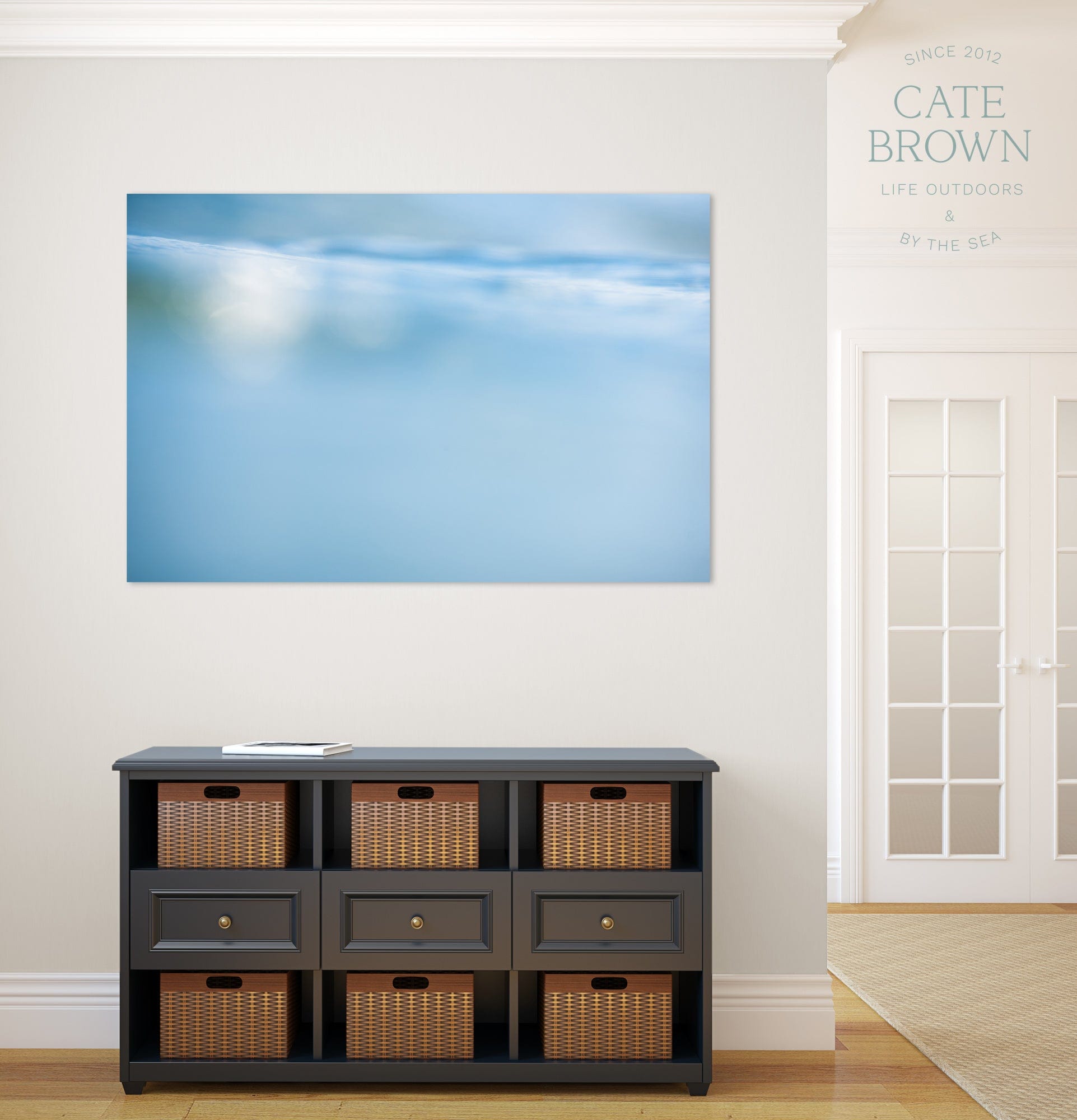 Cate Brown Photo Canvas / 16"x24" / None (Print Only) Matunuck Bluescape  //  Ocean Photography Made to Order Ocean Fine Art