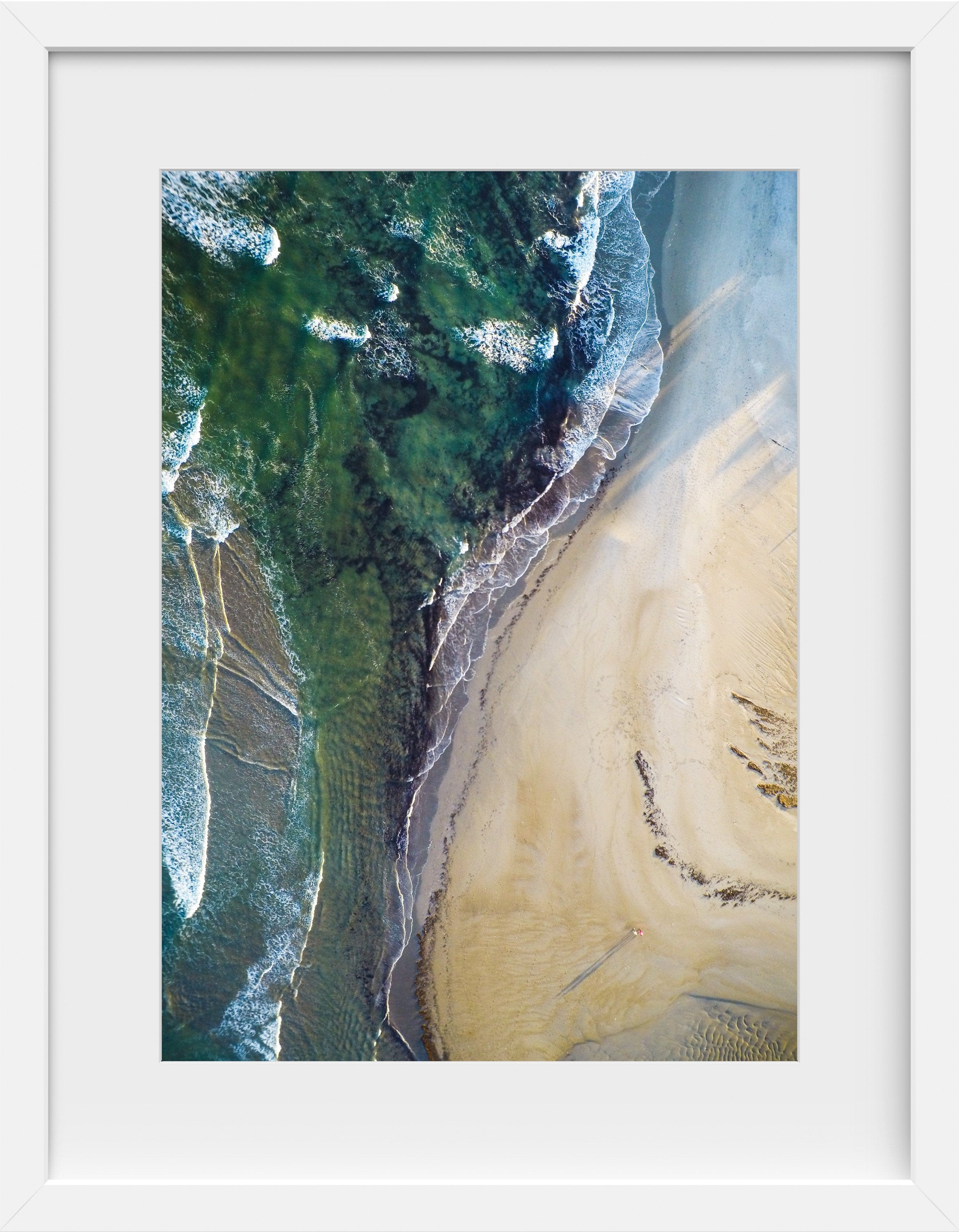 Cate Brown Photo Narragansett #2  //  Aerial Photography Made to Order Ocean Fine Art