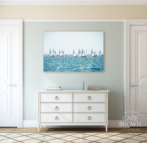 Cate Brown Photo Canvas / 16"x24" / None (Print Only) Opti Scape  //  Nautical Photography Made to Order Ocean Fine Art