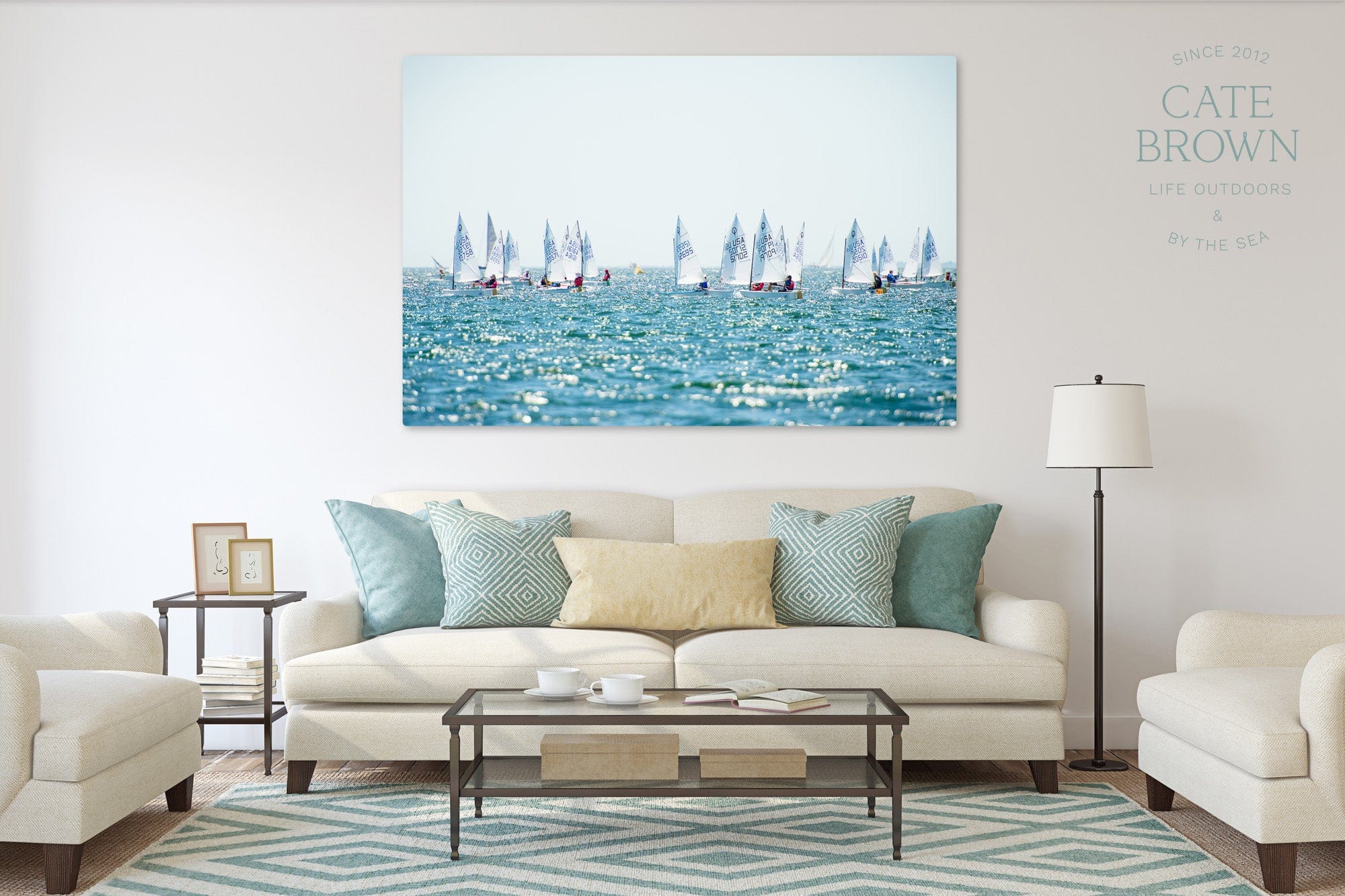 Cate Brown Photo Metal / 12"x18" / None (Print Only) Opti Scape  //  Nautical Photography Made to Order Ocean Fine Art