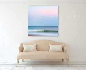 Cate Brown Photo Canvas / 16"x16" / None (Print Only) Qeba #2  //  Abstract Photography Made to Order Ocean Fine Art
