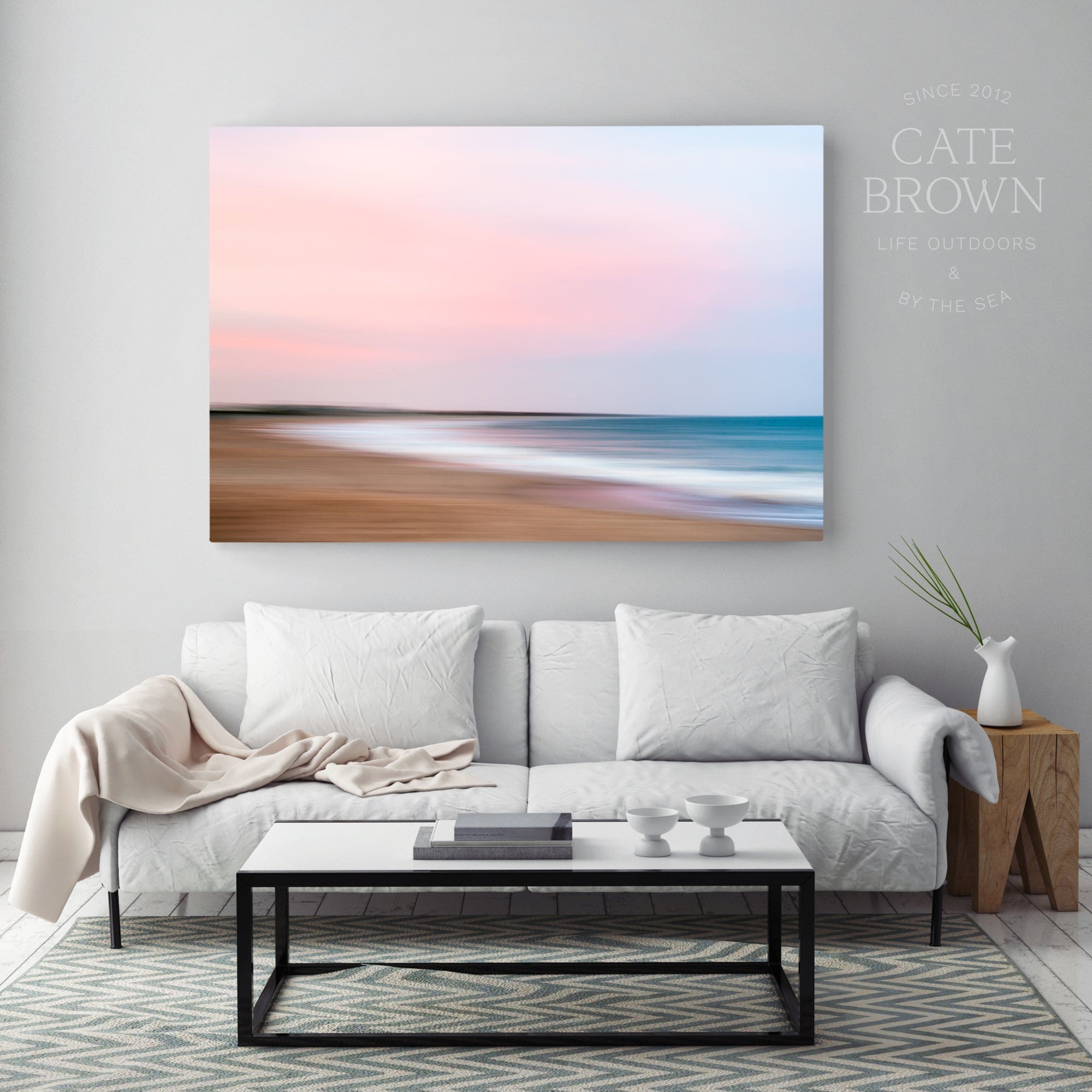 Cate Brown Photo Canvas / 16"x24" / None (Print Only) Qeba #3  //  Abstract Photography Made to Order Ocean Fine Art