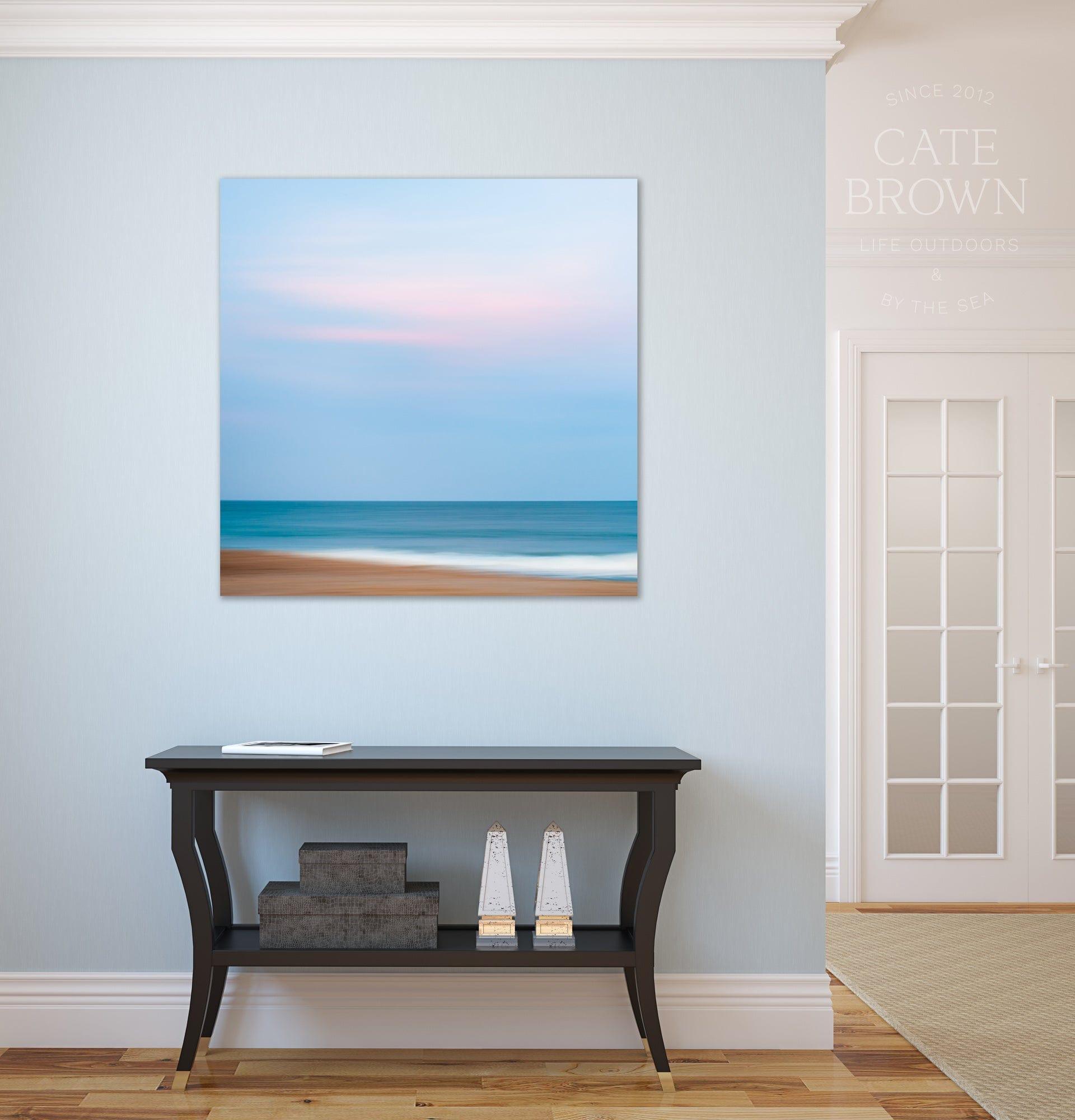 Cate Brown Photo Canvas / 16"x16" / None (Print Only) Qeba #4  //  Abstract Photography Made to Order Ocean Fine Art