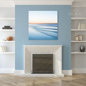 Cate Brown Photo Canvas / 16"x16" / None (Print Only) Sachuest #4  //  Abstract Photography Made to Order Ocean Fine Art