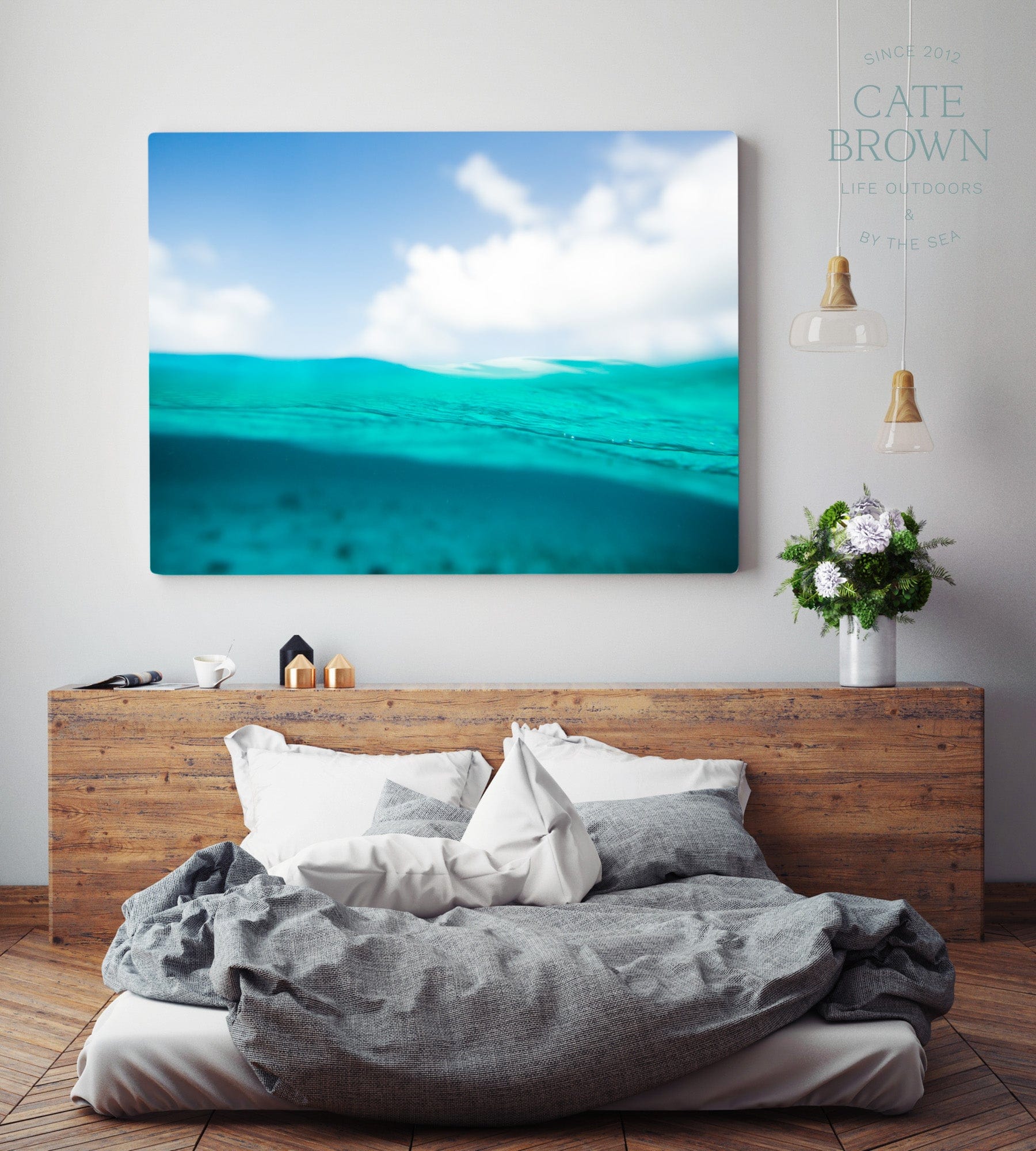 Cate Brown Photo Canvas / 16"x24" / None (Print Only) Sea & Sky  //  Ocean Photography Made to Order Ocean Fine Art