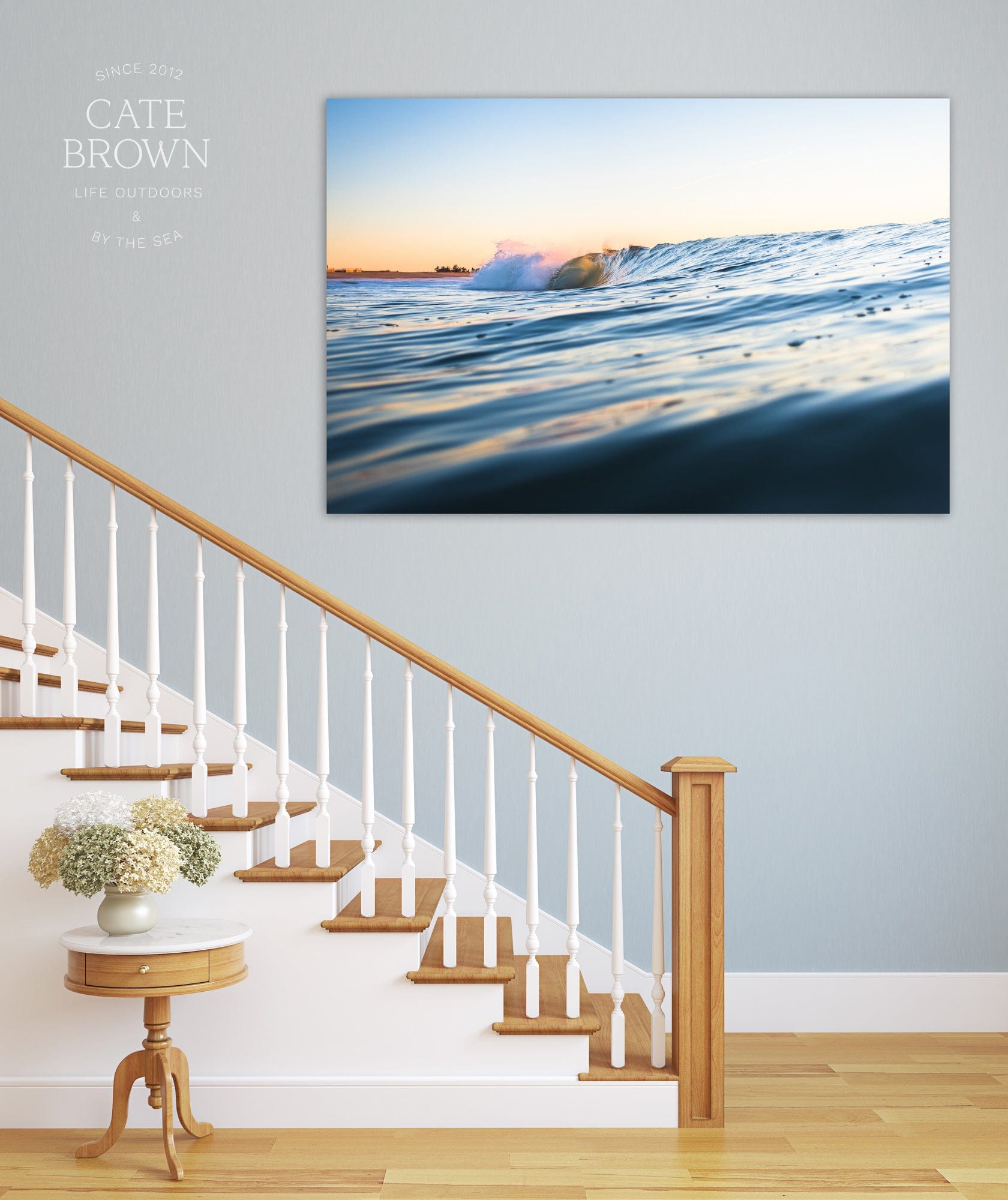 Cate Brown Photo Canvas / 16"x24" / None (Print Only) Shorebreak at First Light  //  Ocean Photography Made to Order Ocean Fine Art