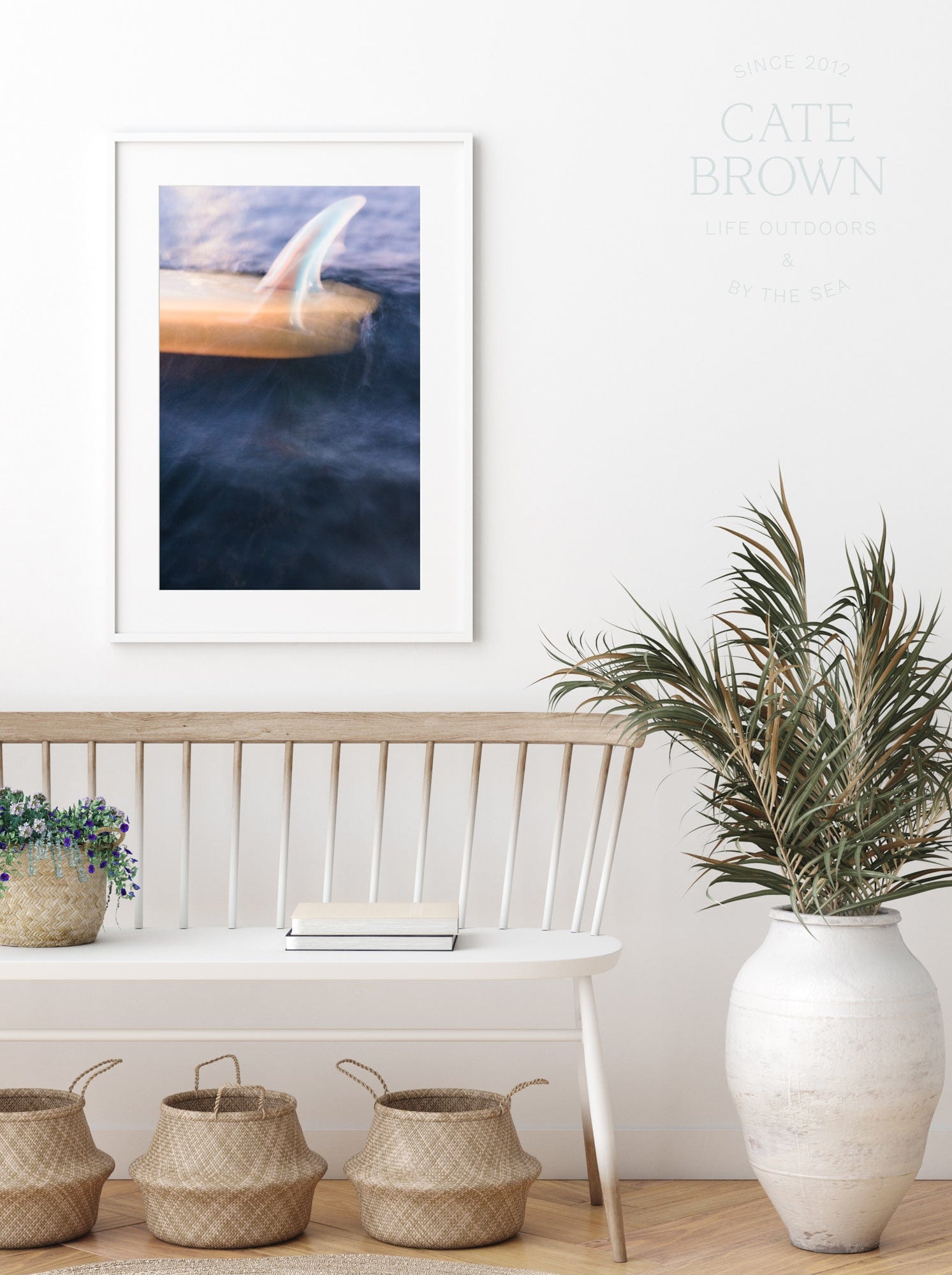 Cate Brown Photo Fine Art Print / 8"x12" / White Single Fins  //  Surf Photography Made to Order Ocean Fine Art