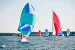 Cate Brown Photo Spinnakers at Wednesday Night  //  Nautical Photography Made to Order Ocean Fine Art