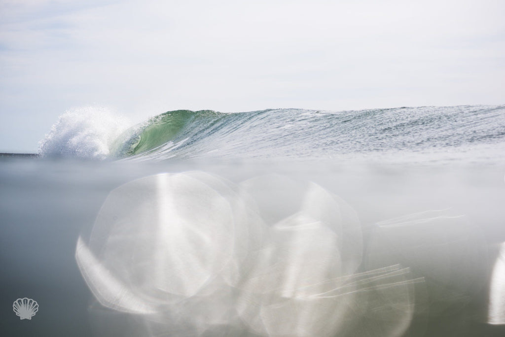 Cate Brown Photo Summer Waves in Green  //  Ocean Photography Made to Order Ocean Fine Art