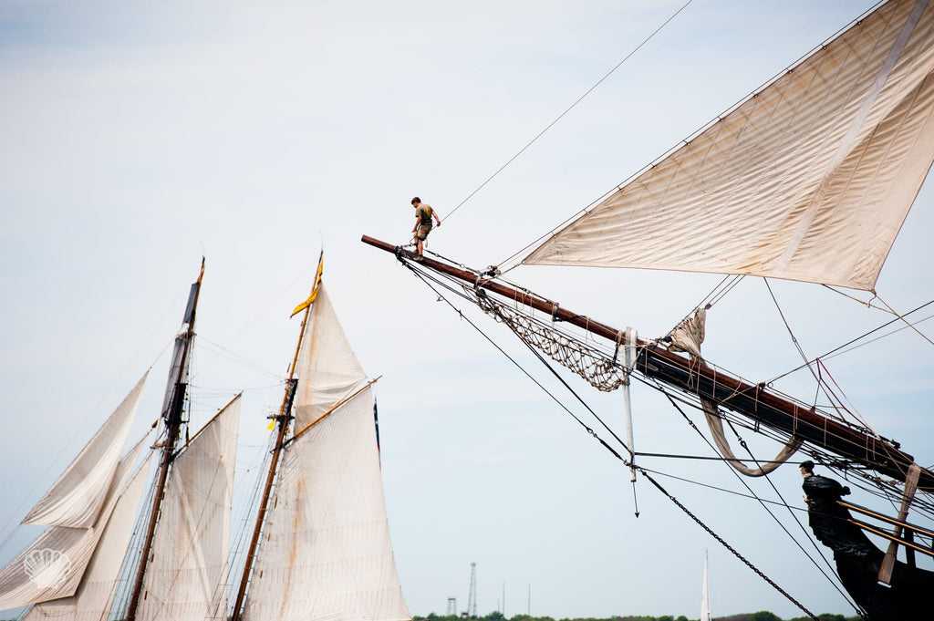 Cate Brown Photo Tall Ships Rigging  //  Nautical Photography Made to Order Ocean Fine Art