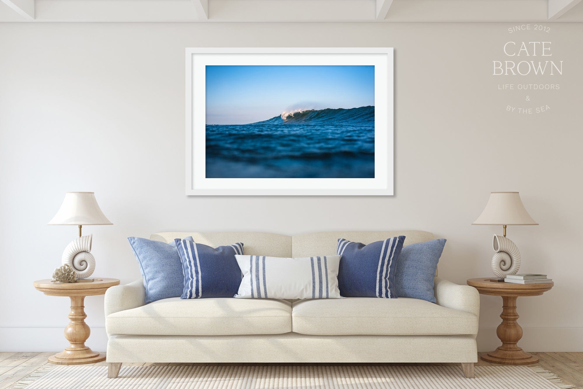 Cate Brown Photo Fine Art Print / 8"x12" / None (Print Only) Trestles Left  //  Ocean Photography Made to Order Ocean Fine Art