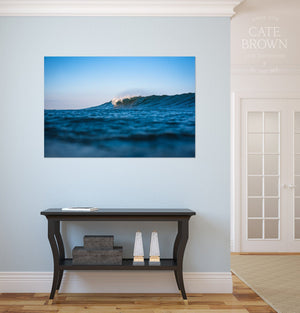 Cate Brown Photo Canvas / 16"x24" / None (Print Only) Trestles Left  //  Ocean Photography Made to Order Ocean Fine Art
