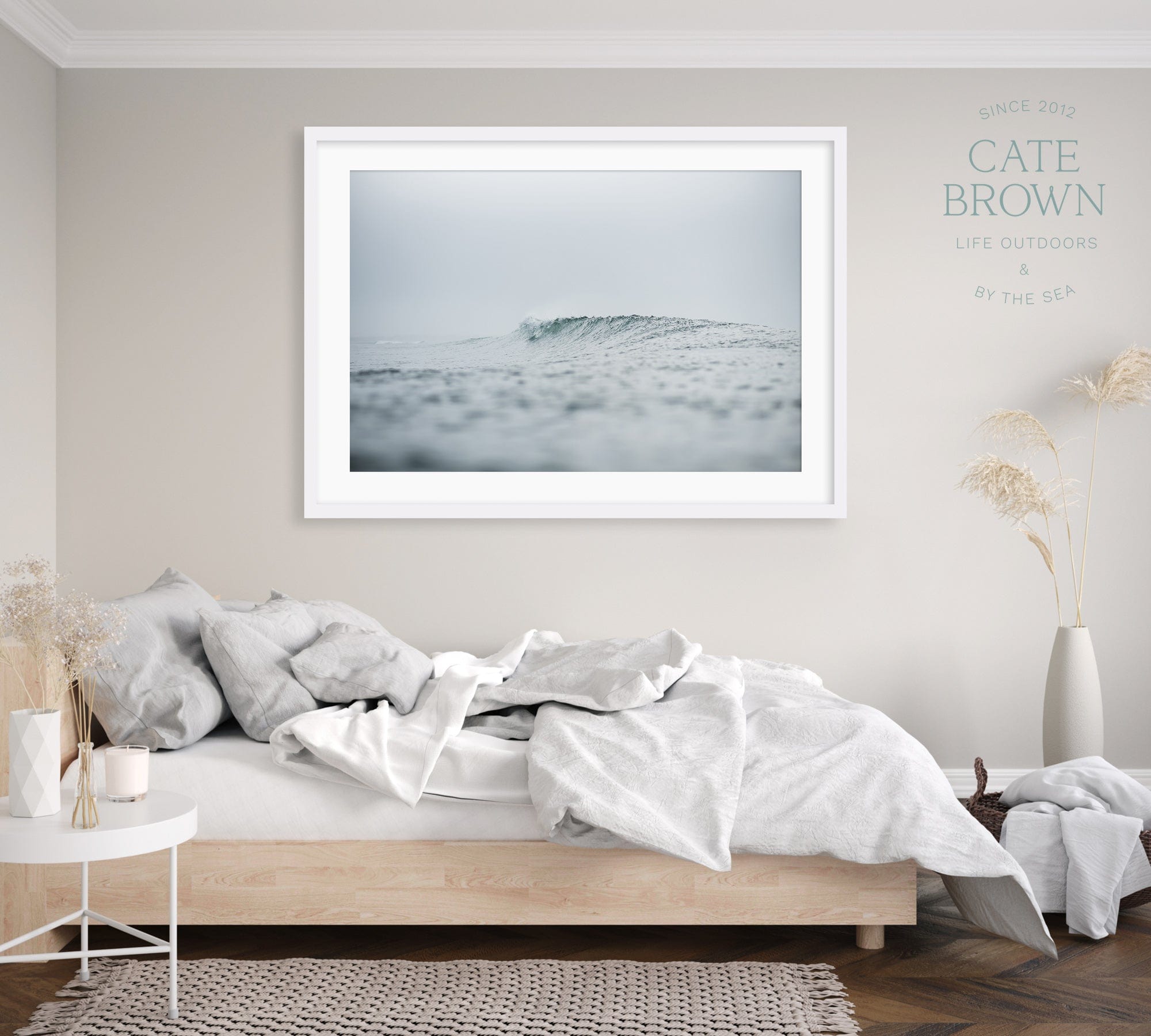 Cate Brown Photo Fine Art Print / 8"x12" / None (Print Only) Waves in Spring Fog  //  Ocean Photography Made to Order Ocean Fine Art