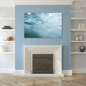 Cate Brown Photo Canvas / 16"x24" / None (Print Only) Weekapaug Bluescape  //  Ocean Photography Made to Order Ocean Fine Art