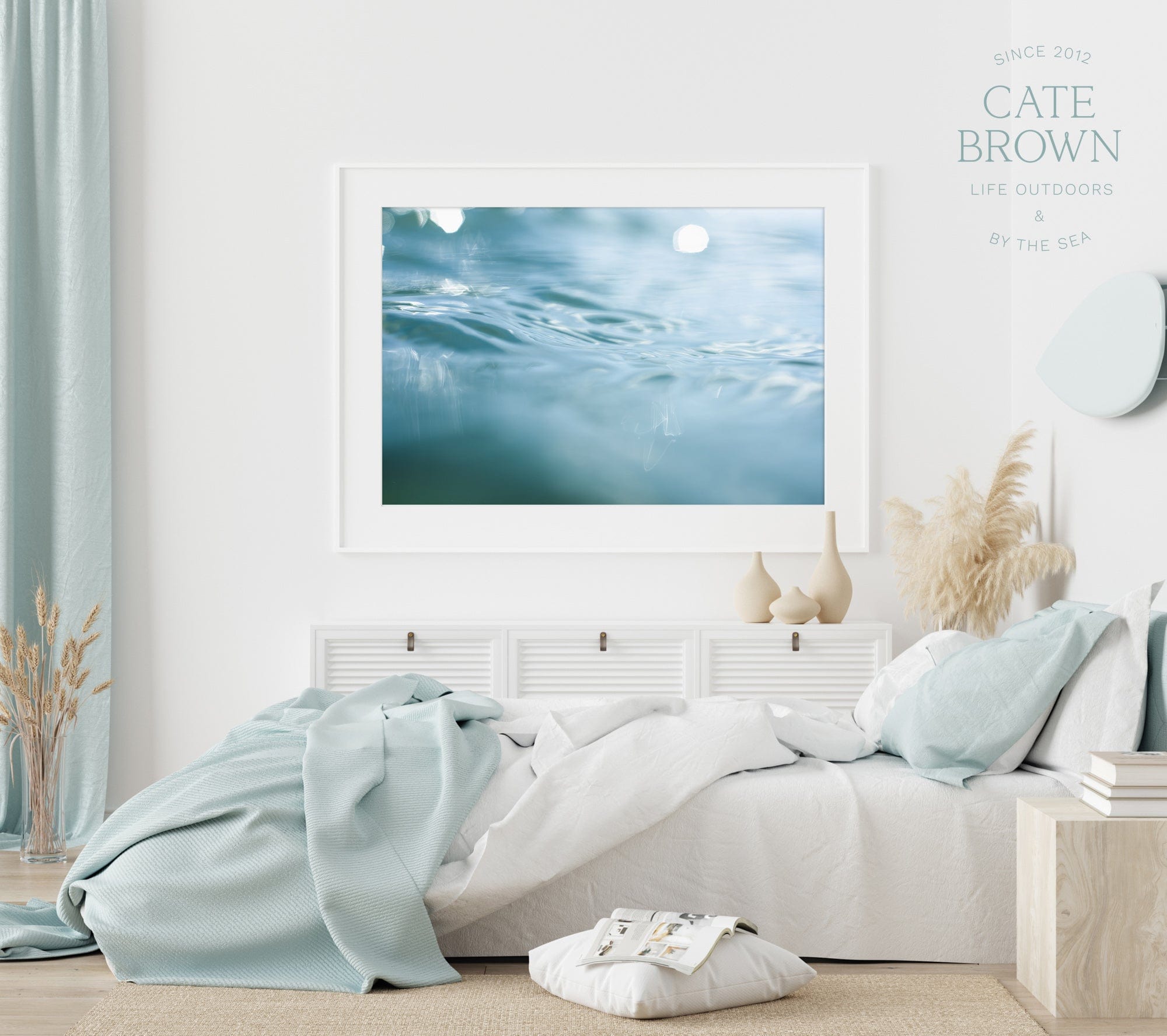 Cate Brown Photo Fine Art Print / 8"x12" / None (Print Only) Weekapaug Bluescape  //  Ocean Photography Made to Order Ocean Fine Art