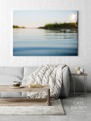 Cate Brown Photo Canvas / 16"x24" / None (Print Only) Wickford Cove at Sunset  //  Ocean Photography Made to Order Ocean Fine Art