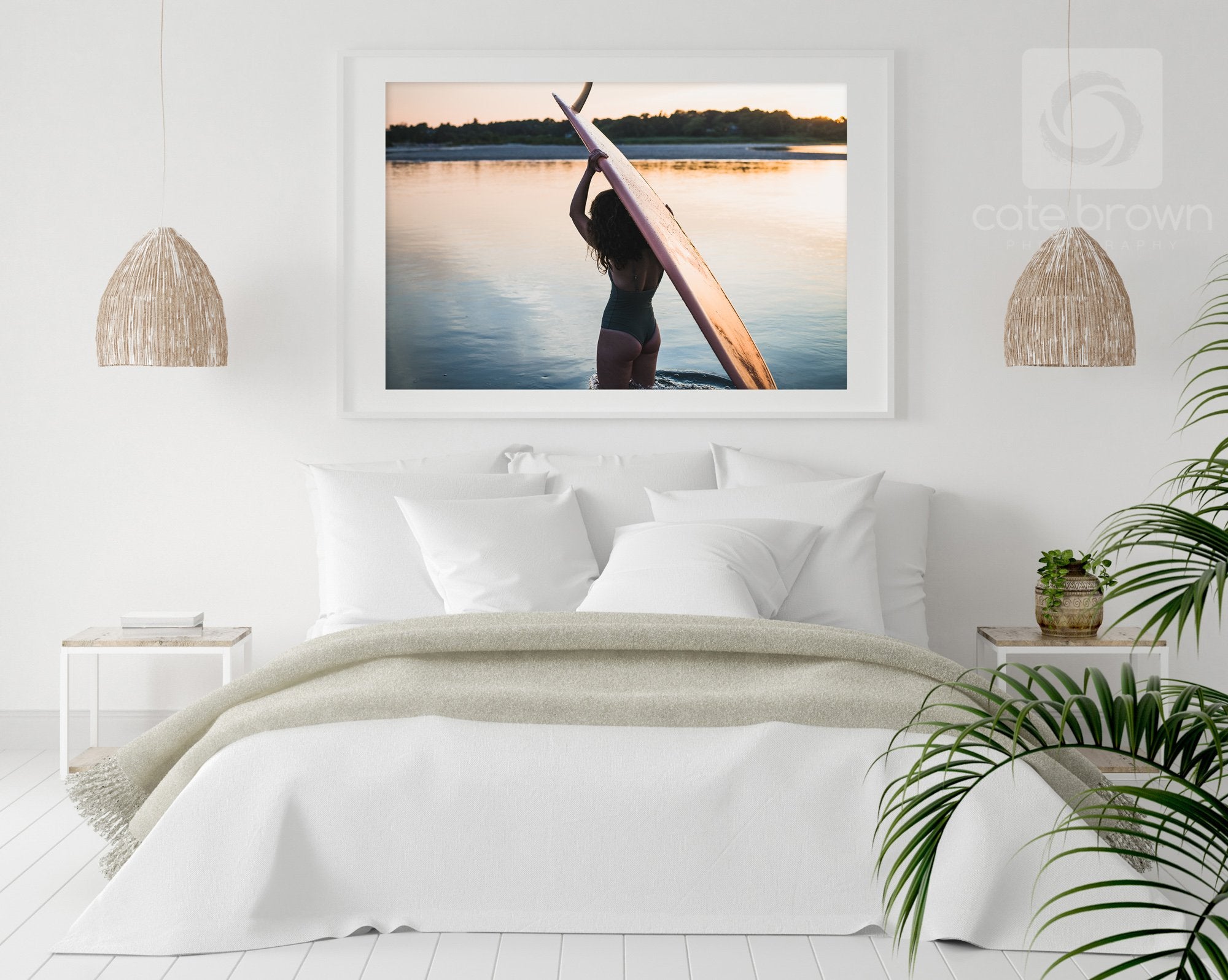 Cate Brown Photo Femme Sunset  //  Surf Photography Made to Order Ocean Fine Art