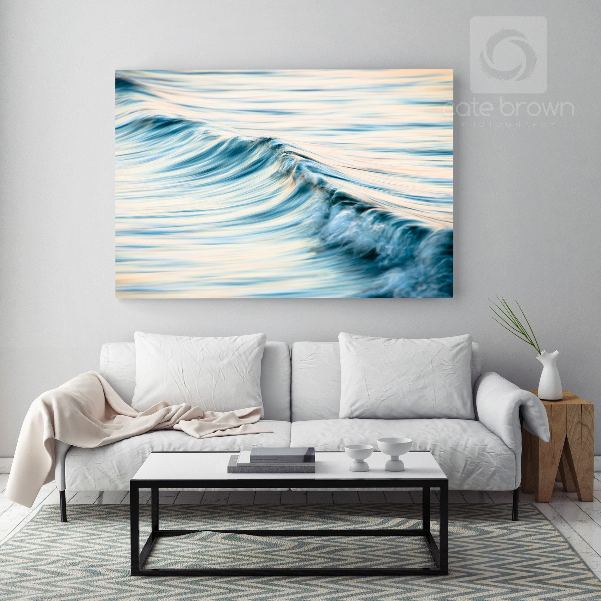 Cate Brown Photo Soft Water #9  //  Ocean Photography Made to Order Ocean Fine Art