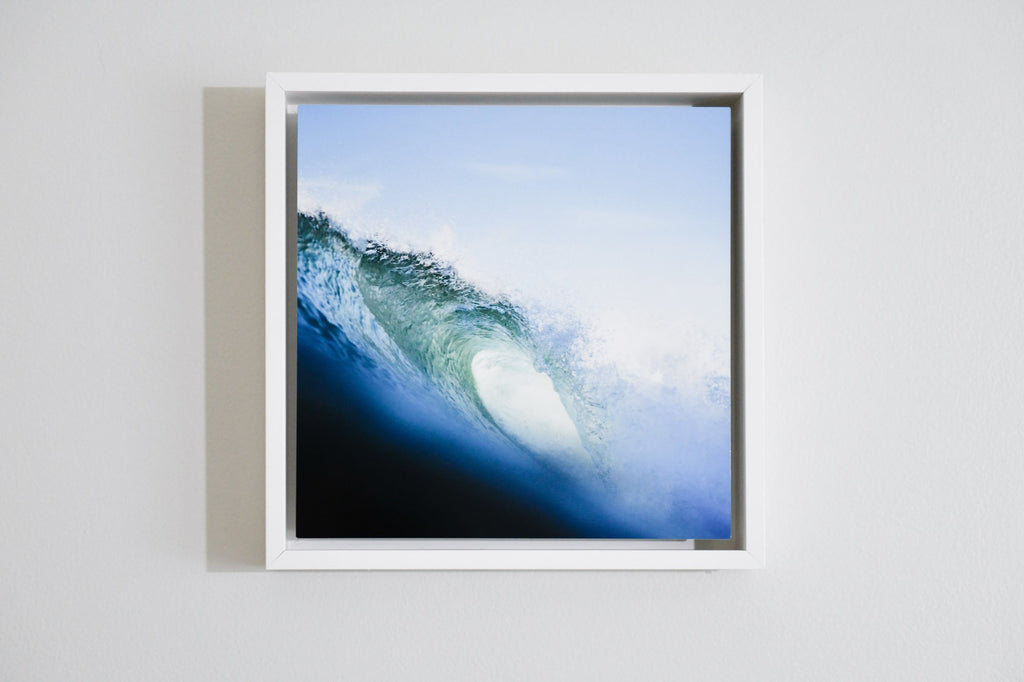 Cate Brown Photo Tuesday Morning Ocean Waves // Framed Metal Print 10x10" // MULTIPLE Available Available Inventory Ocean Fine Art