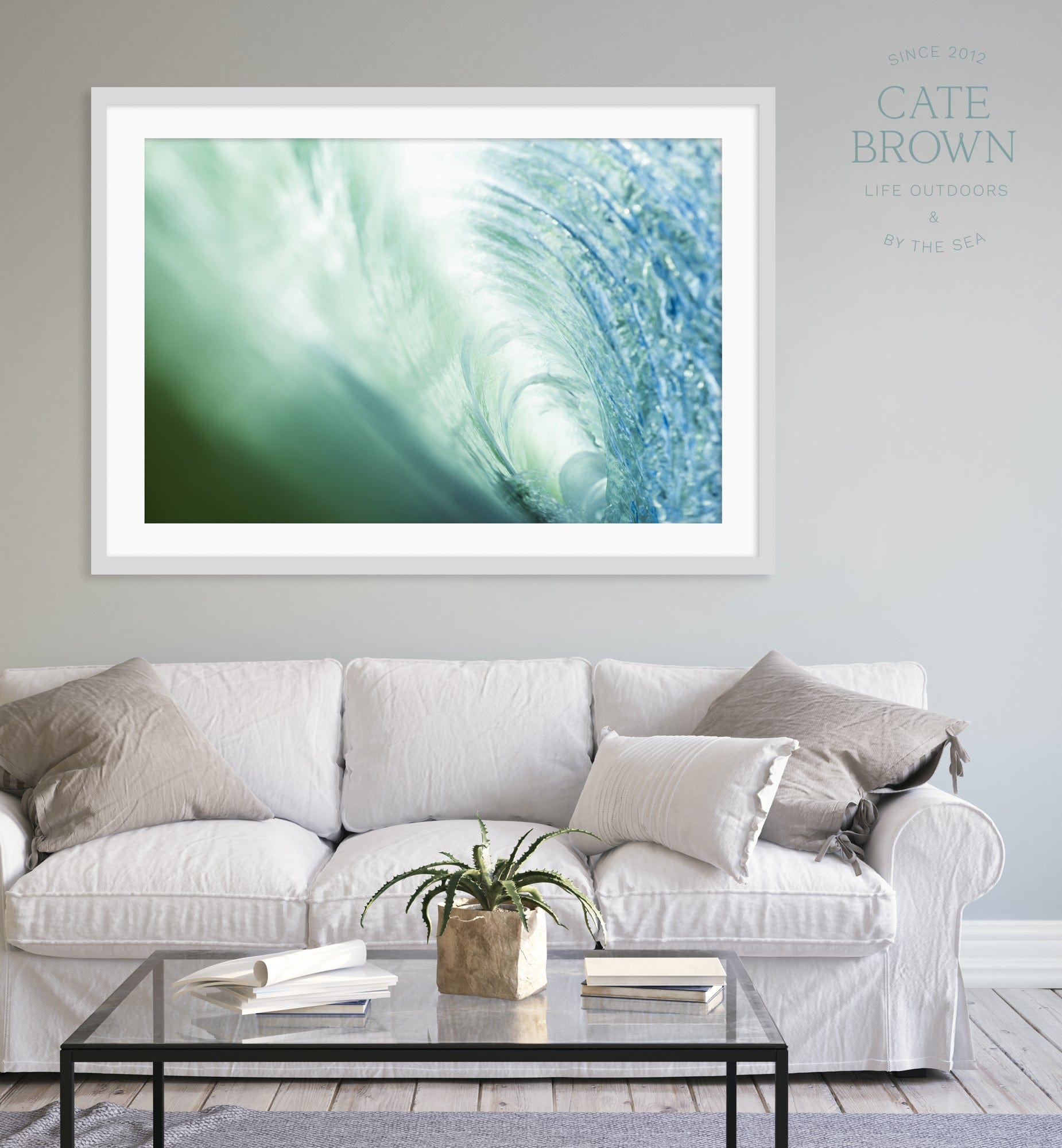 Cate Brown Photo Fine Art Print / 8"x12" / None (Print Only) Aqua Vision  //  Ocean Photography Made to Order Ocean Fine Art