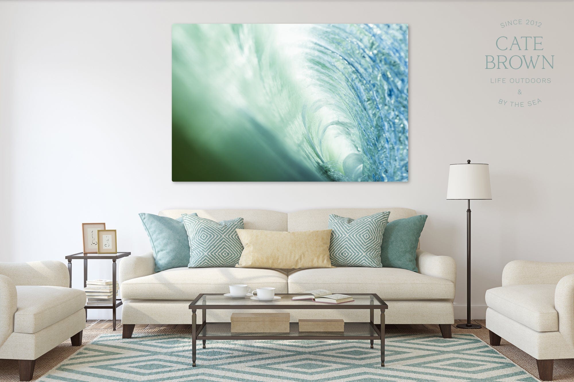 Cate Brown Photo Canvas / 16"x24" / None (Print Only) Aqua Vision  //  Ocean Photography Made to Order Ocean Fine Art