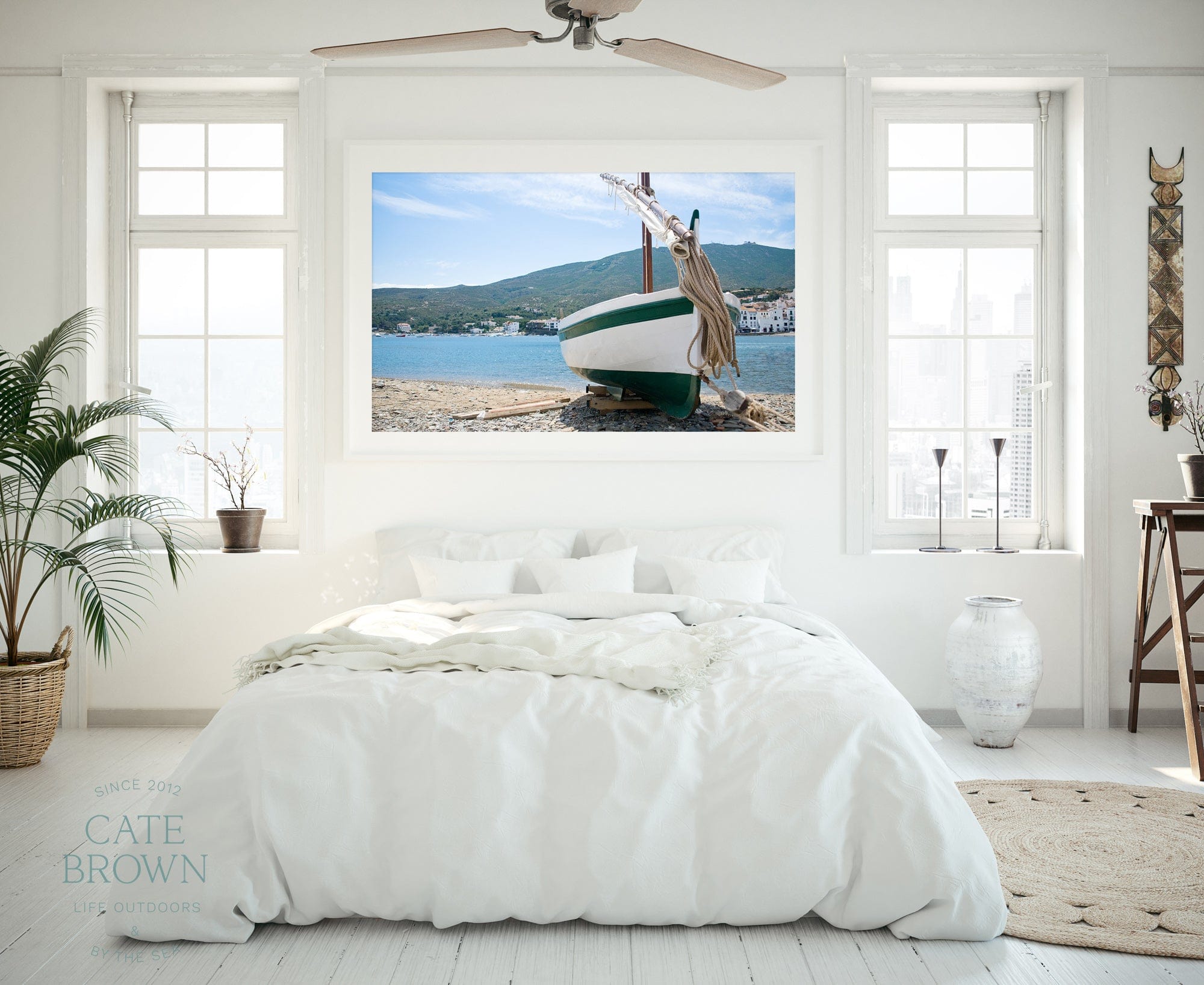 Cate Brown Photo Fine Art Print / 8"x12" / None (Print Only) Beached Boat  //  Nautical Photography Made to Order Ocean Fine Art