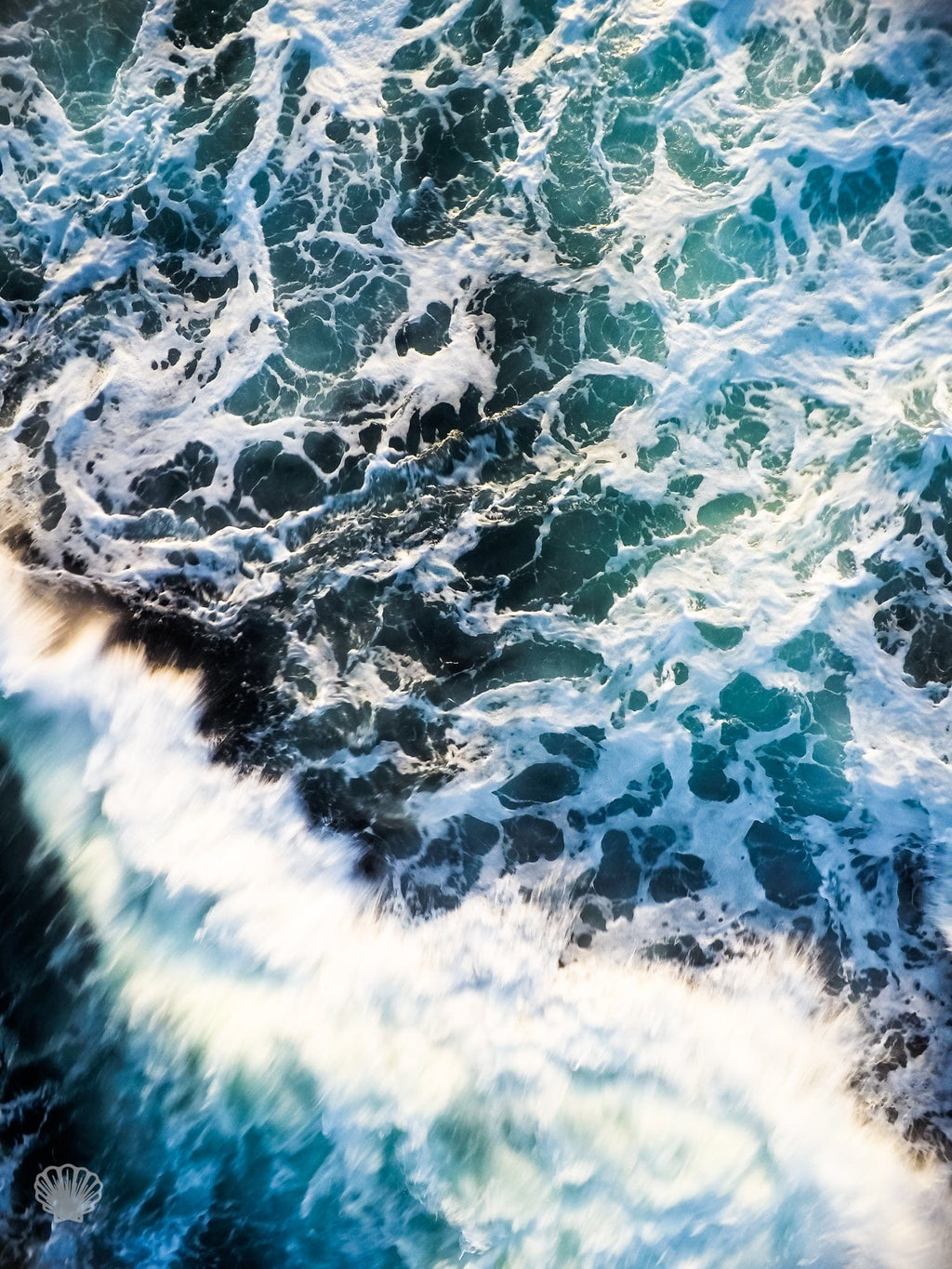 Cate Brown Photo Beavertail #5  //  Aerial Photography Made to Order Ocean Fine Art