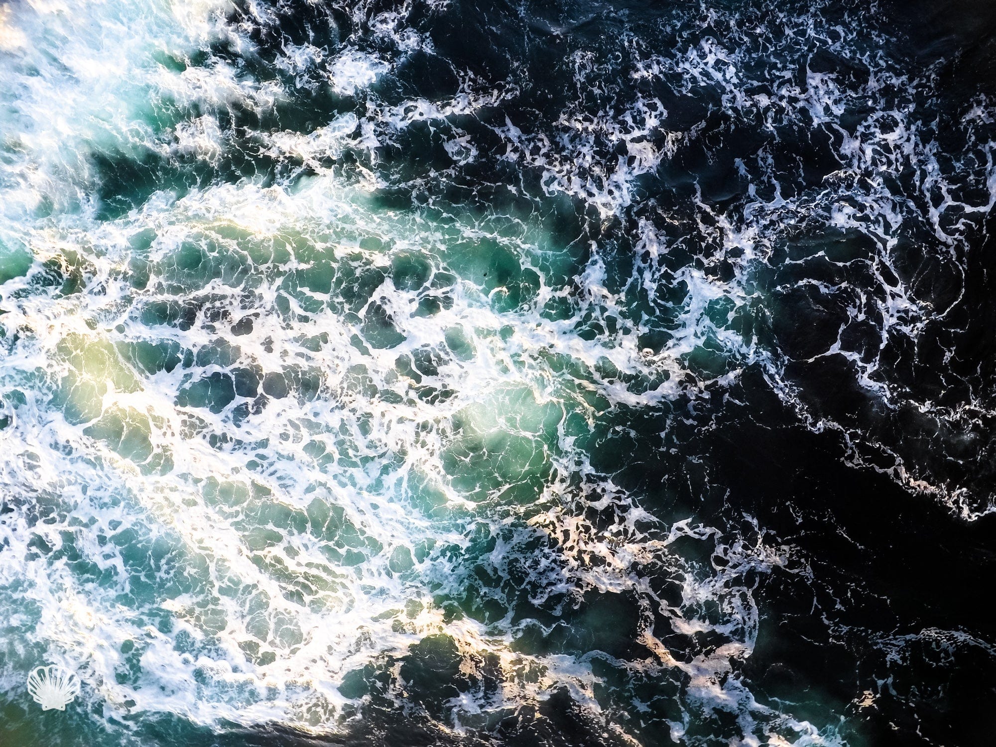 Cate Brown Photo Beavertail #7  //  Aerial Photography Made to Order Ocean Fine Art