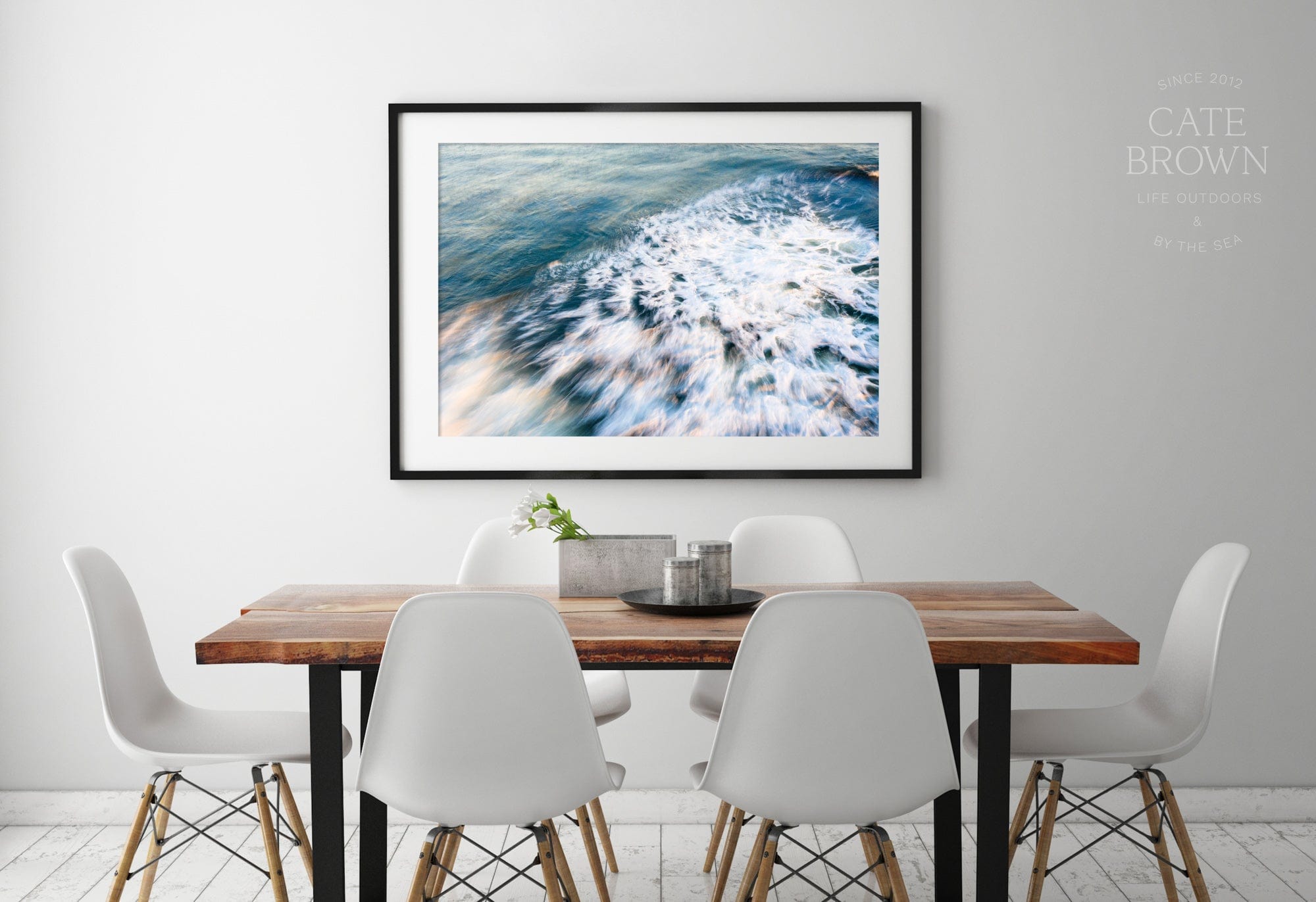 Cate Brown Photo Fine Art Print / 8"x12" / None (Print Only) Beavertail Soft #2  //  Aerial Photography Made to Order Ocean Fine Art