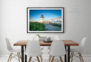 Cate Brown Photo Fine Art Print / 8"x12" / None (Print Only) Brant Point Light from the Reeds  //  Landscape Photography Made to Order Ocean Fine Art