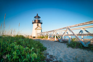 Cate Brown Photo Brant Point Light from the Reeds  //  Landscape Photography Made to Order Ocean Fine Art