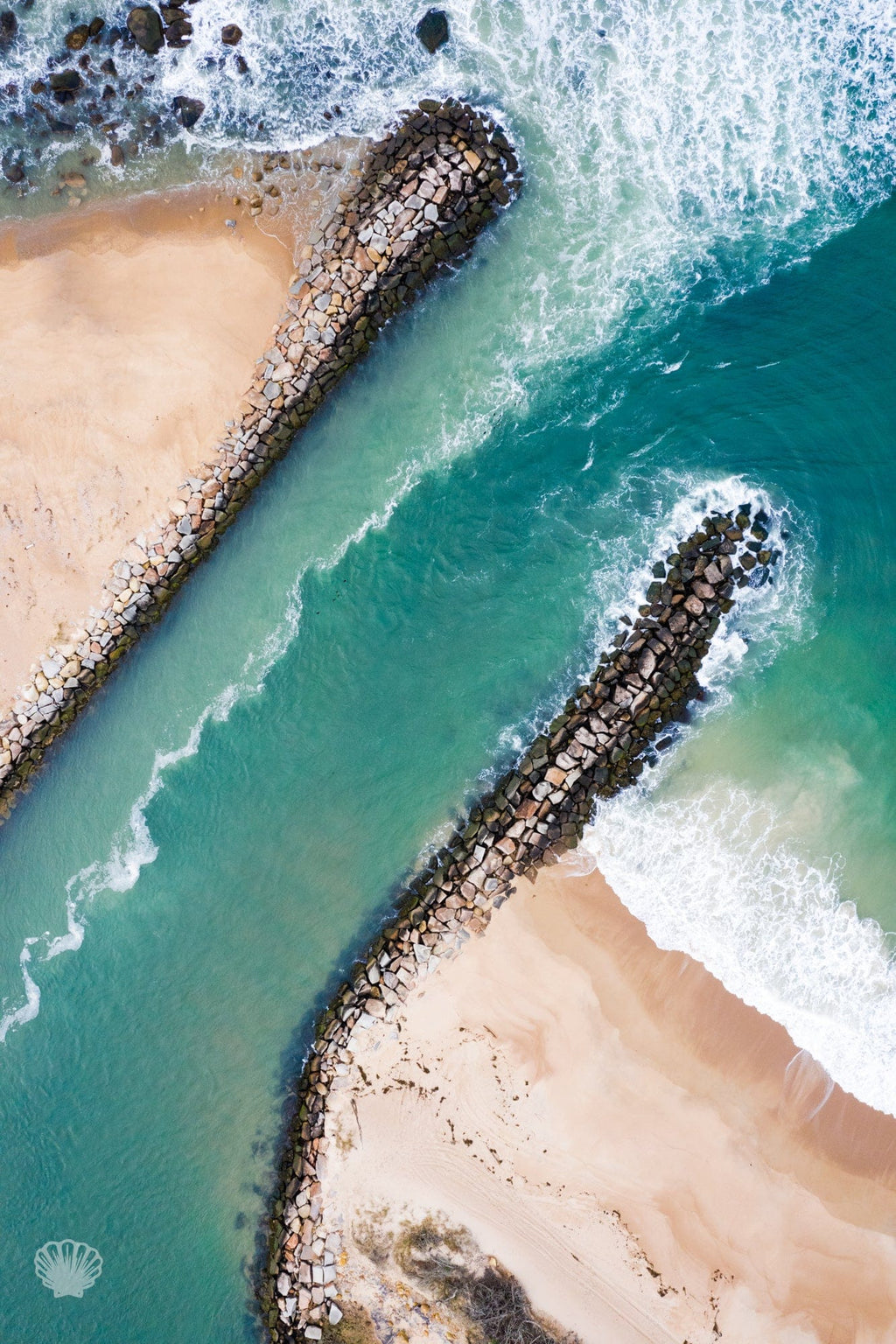 Cate Brown Photo Breachway #1  //  Aerial Photography Made to Order Ocean Fine Art