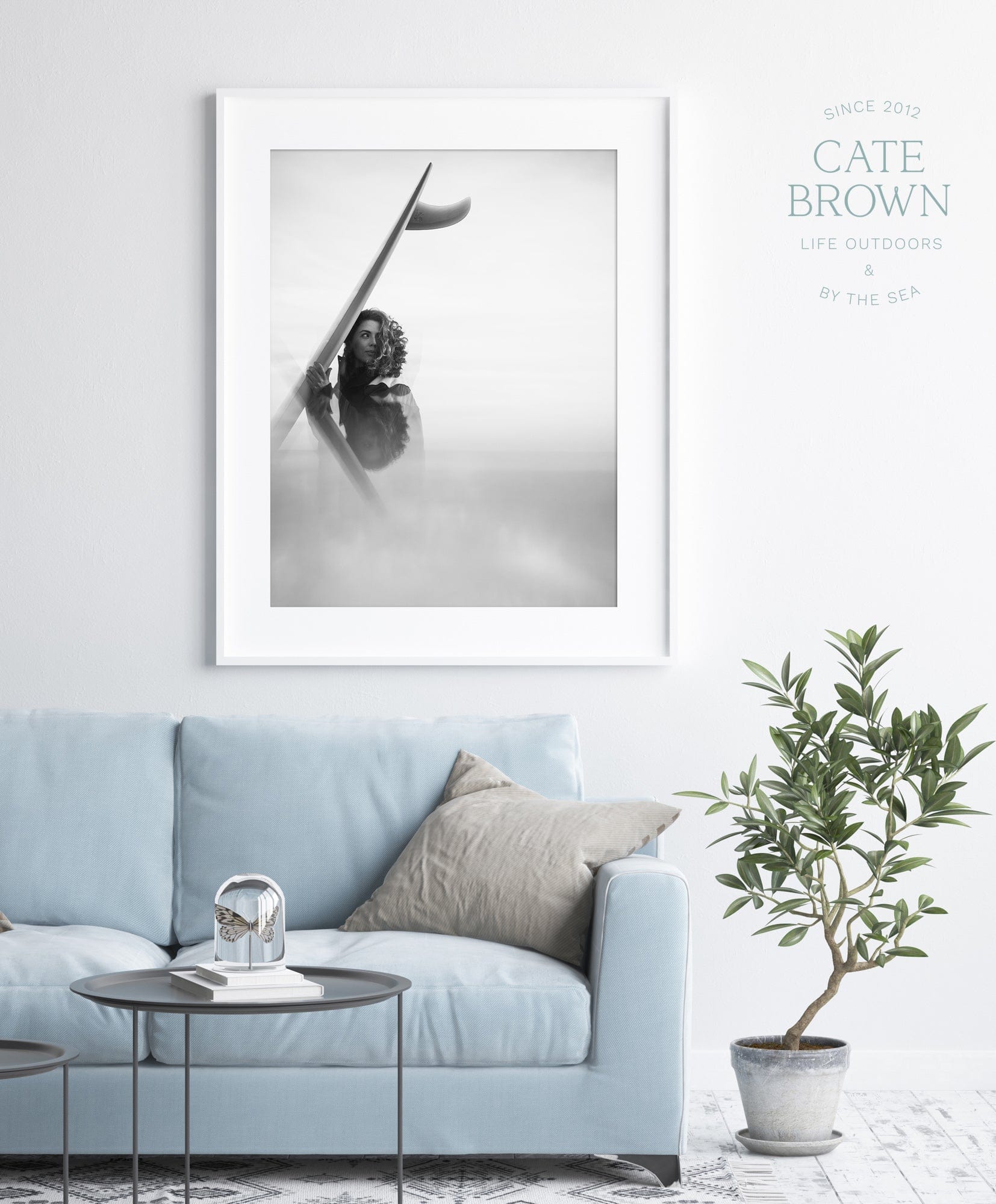 Cate Brown Photo Fine Art Print / 8"x12" / None (Print Only) Claire Reflected #3  //  Surf Photography Made to Order Ocean Fine Art