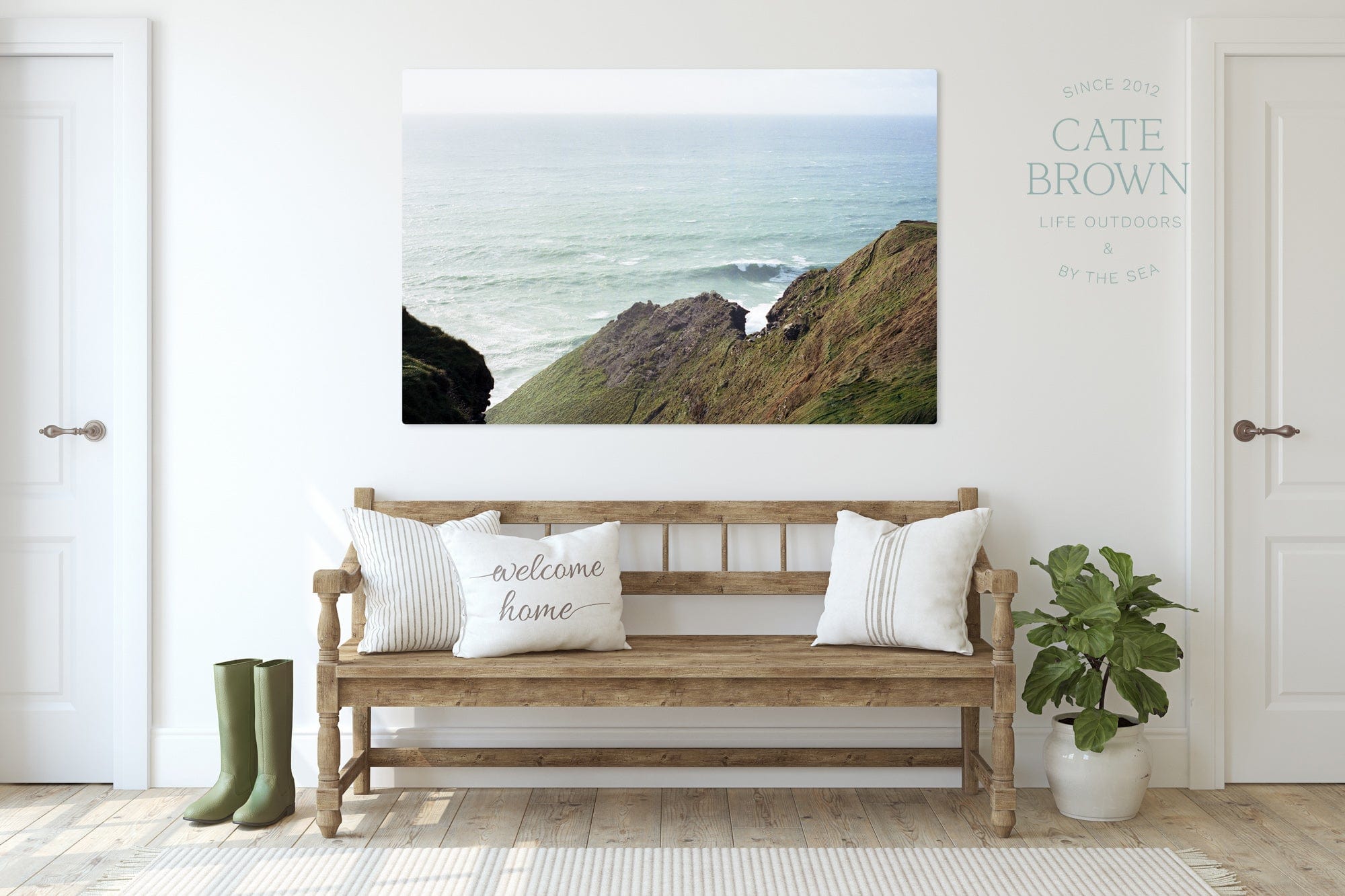 Cate Brown Photo Canvas / 16"x24" / None (Print Only) Cliffs of Moher #4  //  Film Photography Made to Order Ocean Fine Art