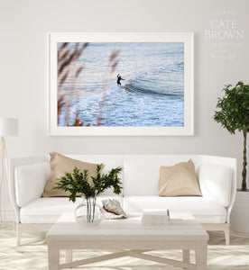 Cate Brown Photo Fine Art Print / 8"x12" / None (Print Only) Curtis and the Reeds  //  Surf Photography Made to Order Ocean Fine Art