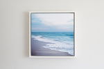 Cate Brown Photo East Beach Abstract #10 // Framed Metal Print 18x18" // Limited Edition of 25 Available Inventory Ocean Fine Art