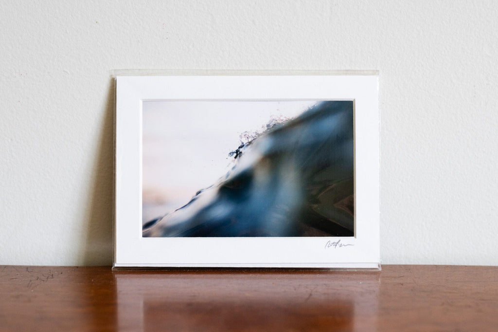 Cate Brown Photo Protect & Preserve // Matted Mini Print 5x7" Available Inventory Ocean Fine Art