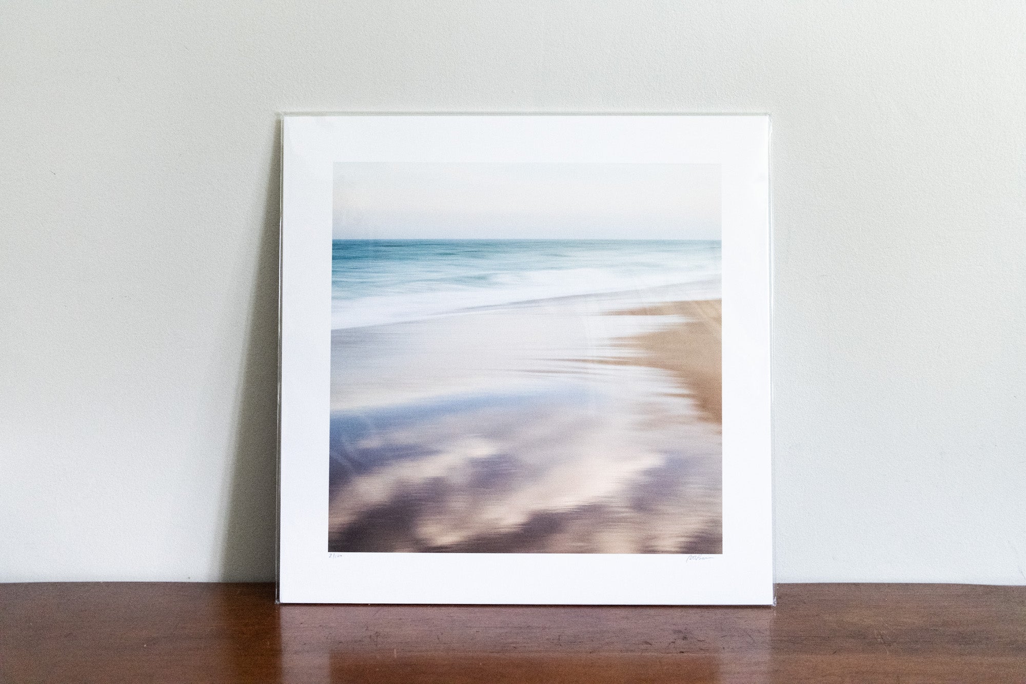 East Beach Abstract #8 // Fine Art Print 16x16" // Limited Edition 2 of 100