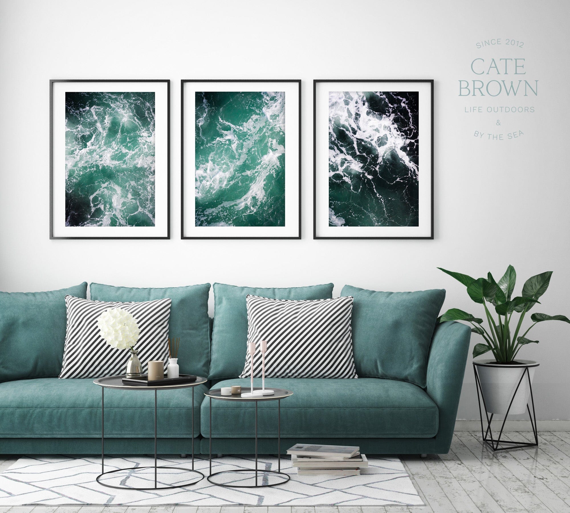 Cate Brown Photo Dark Waters #1  //  Aerial Photography Made to Order Ocean Fine Art