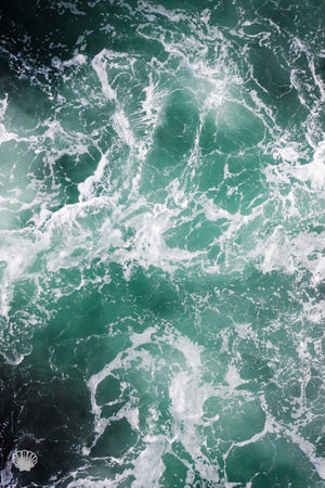 Cate Brown Photo Dark Waters #1  //  Aerial Photography Made to Order Ocean Fine Art